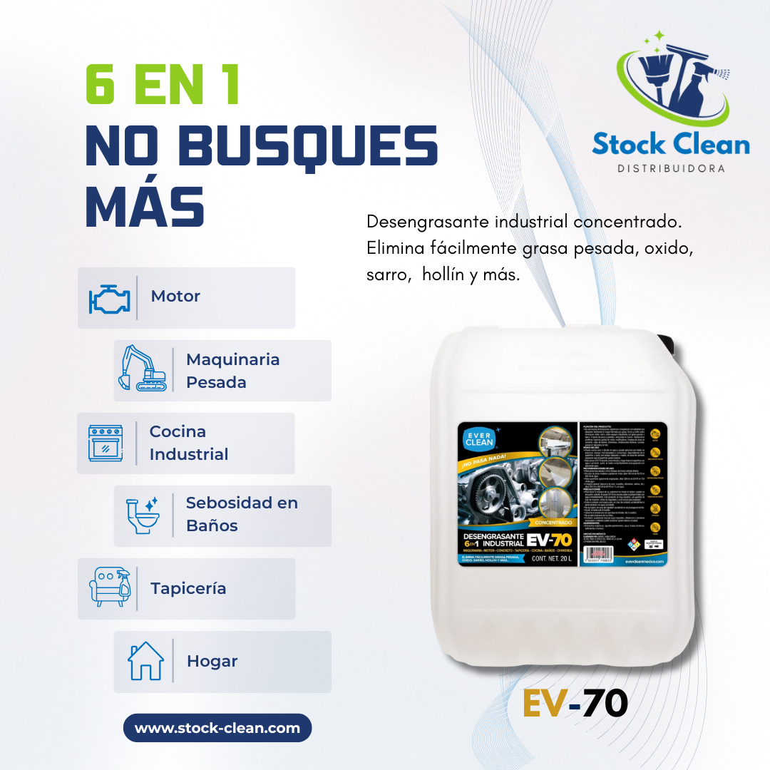 Bidón de Desengrasante EV-70 (20 Litros)