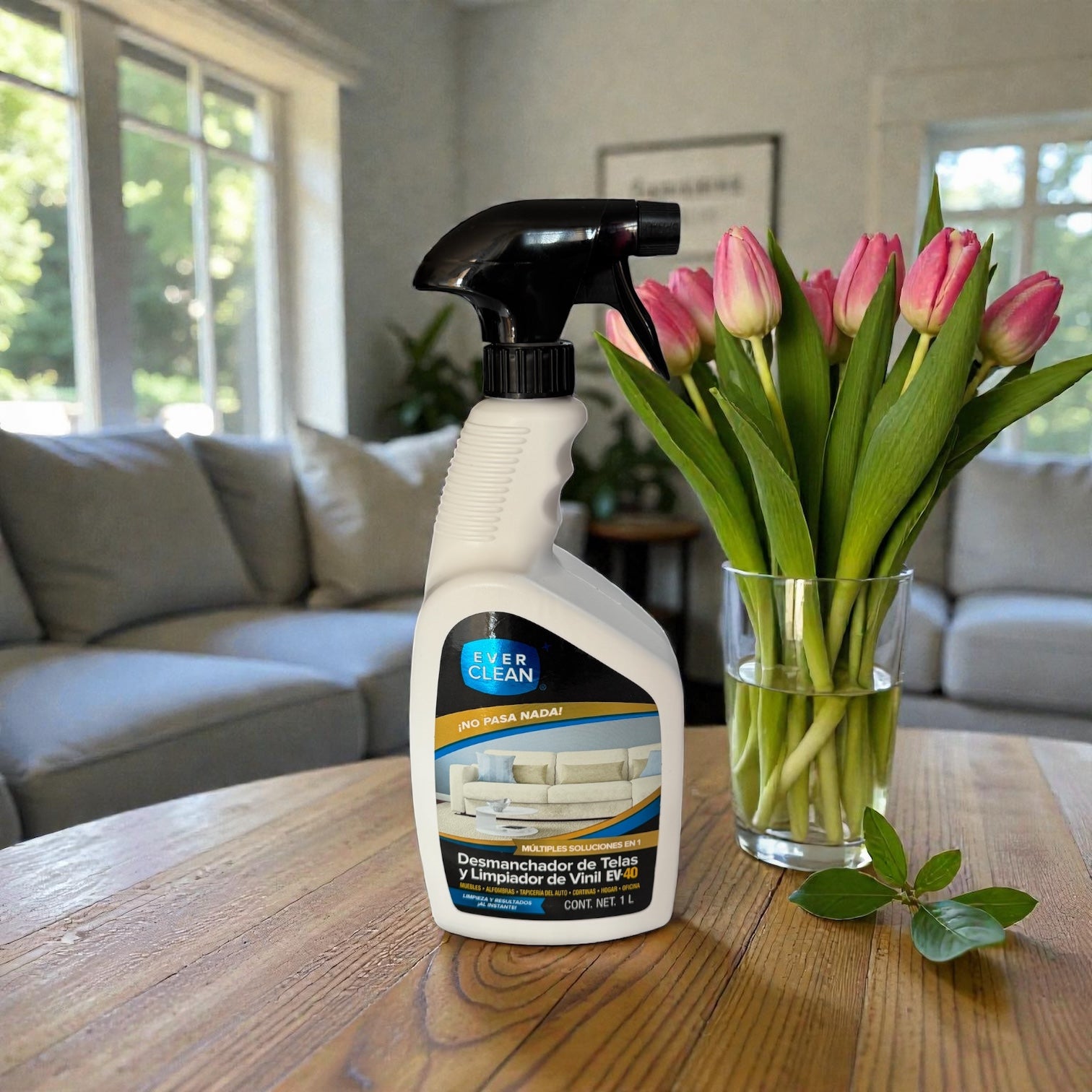 Desmanchador de Telas y Limpiador de Vinil EV-40 (1 Lt)
